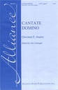 Cantate Domino SATB choral sheet music cover